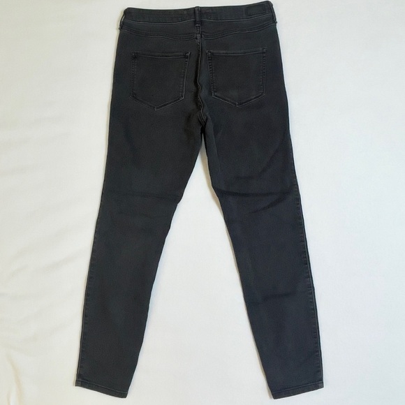 Abercrombie & Fitch Black High Rise Jean Legging Women’s 10R (30) Skinny Stretch - Picture 2 of 9